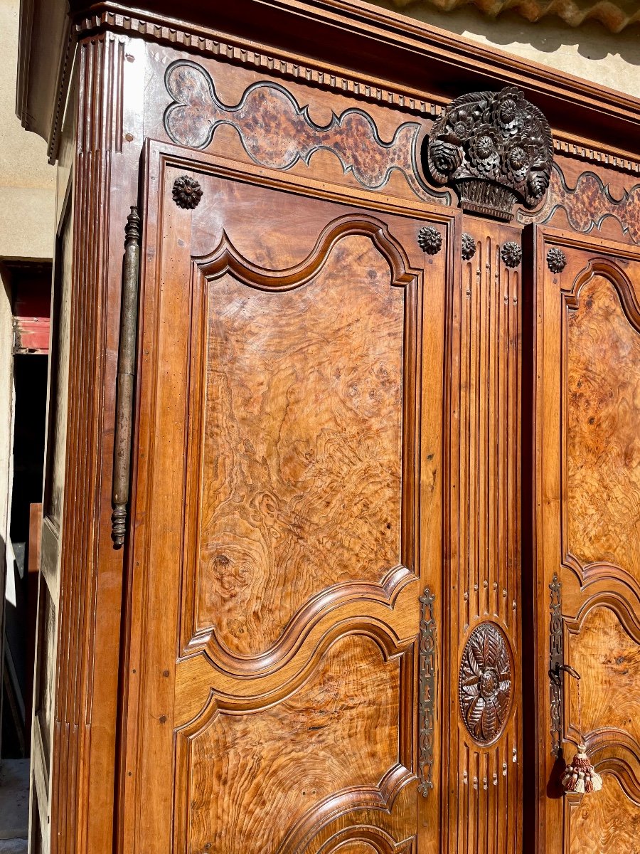 Wardrobe,,,,, Wedding, Bressane, Louis XV Period 18th Century.-photo-3