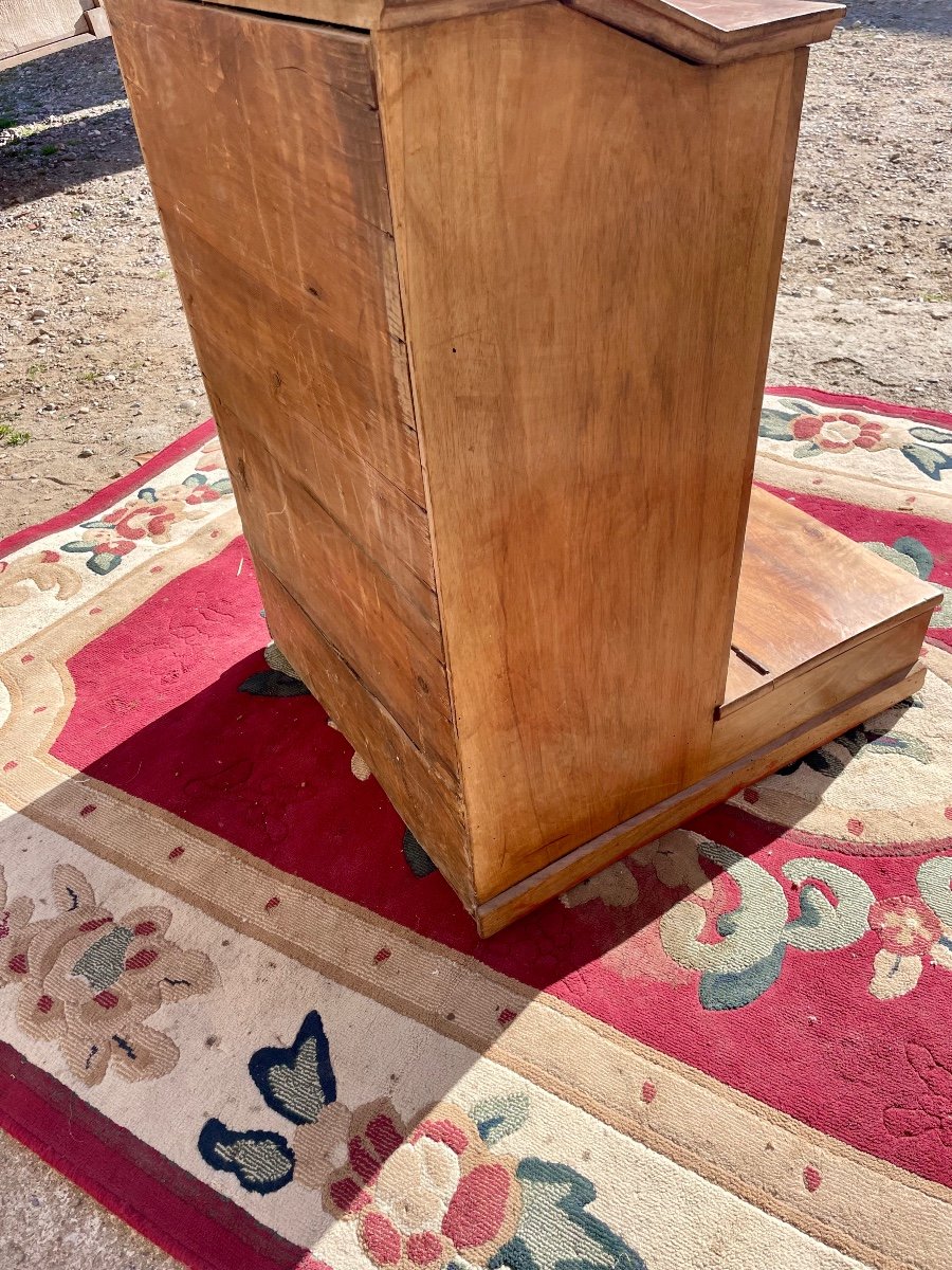 18th Century Directoire Oratory In Walnut.-photo-1