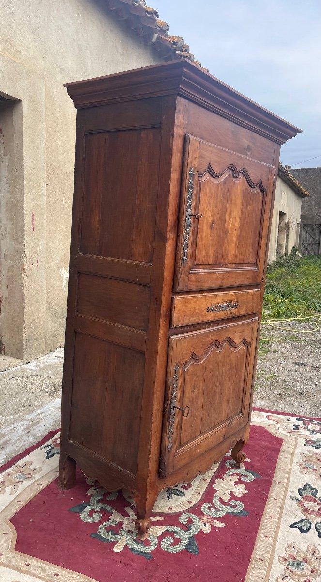 Cabinet, Louis XV En Merisier D époque XVIIIem Siècle.-photo-3