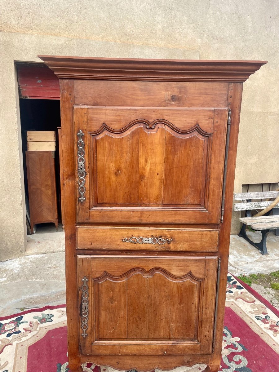 Cabinet, Louis XV En Merisier D époque XVIIIem Siècle.-photo-2