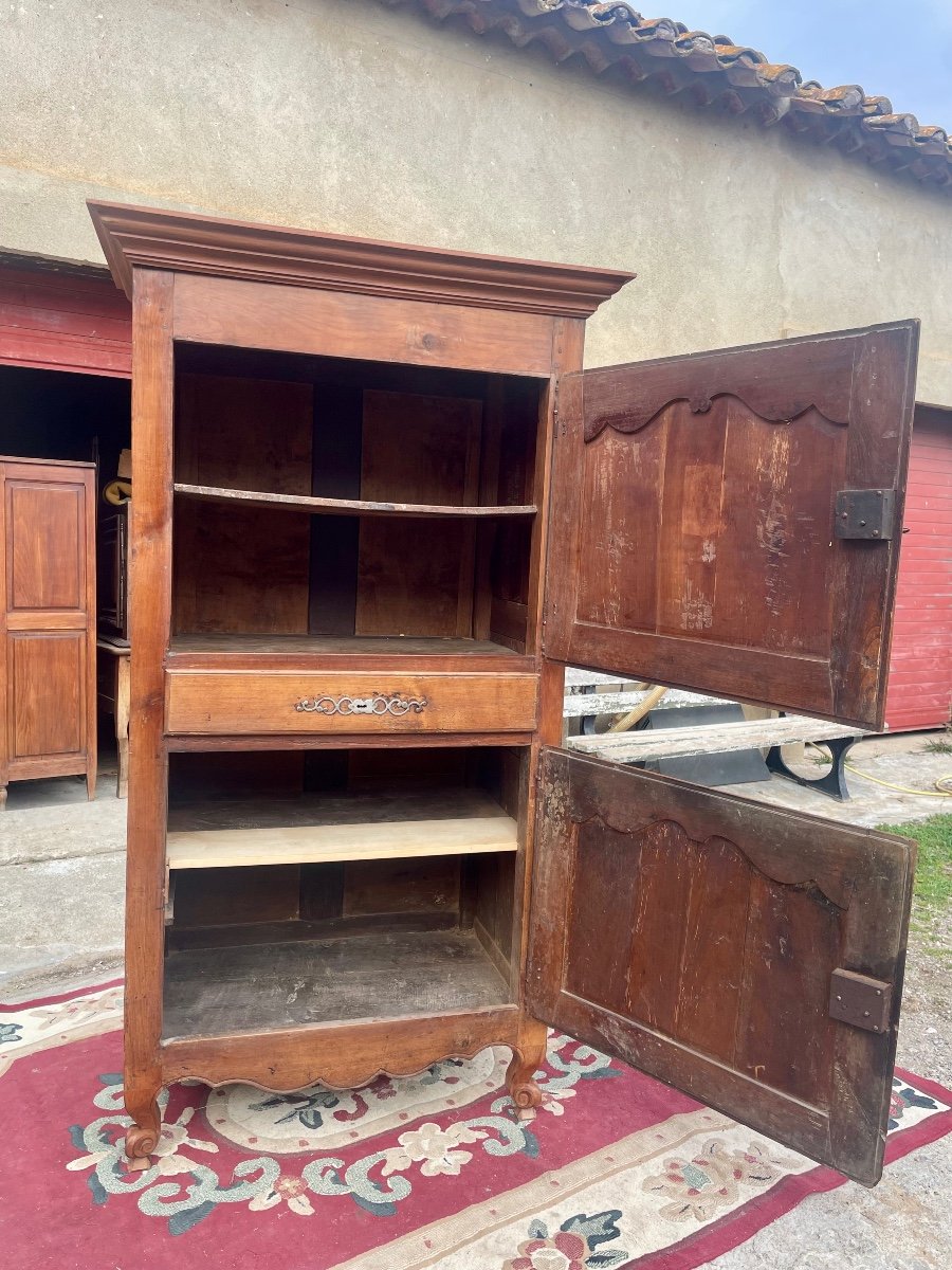 Cabinet, Louis XV En Merisier D époque XVIIIem Siècle.-photo-7