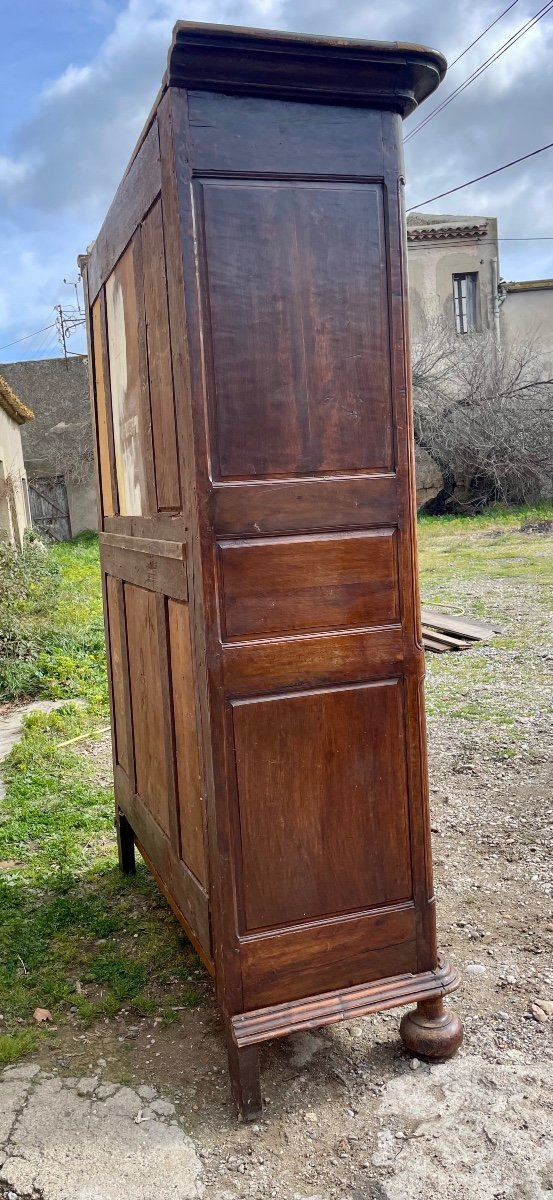 Armoire,,bressane Louis XV En Noyer D époque XVIIIem Siècle.-photo-7