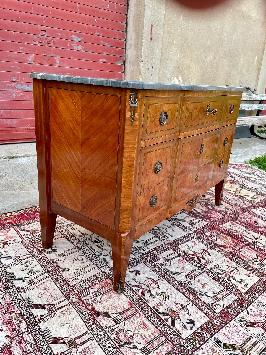 Commode,,, Louis XV, Louis XVI, Transition D’époque XIXé Siècle.-photo-3