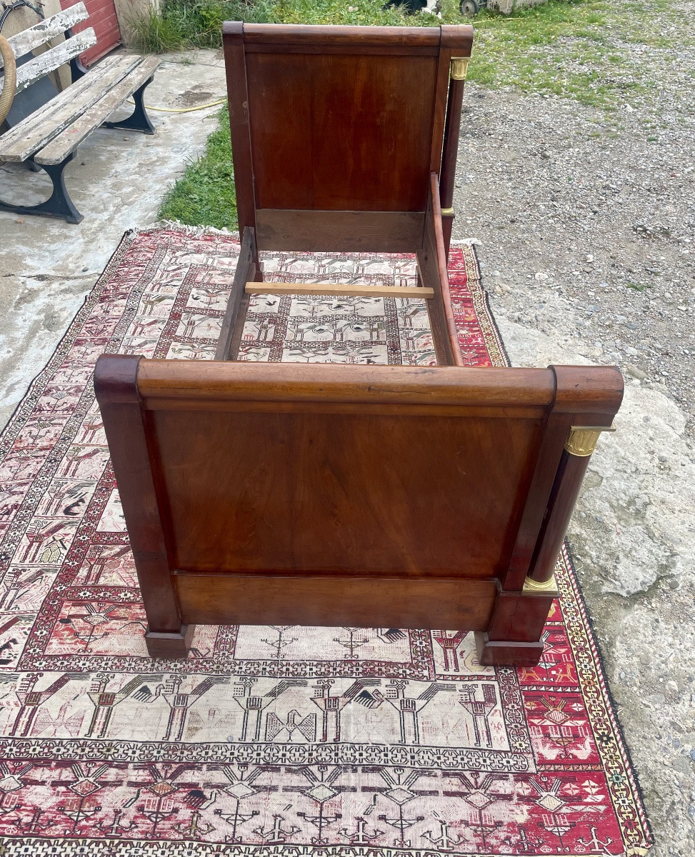 19th Century Empire Mahogany Daybed -photo-3