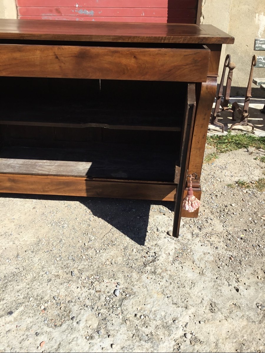 Buffet Two Doors Restoration A Lacrosse In Walnut 19th Century-photo-7