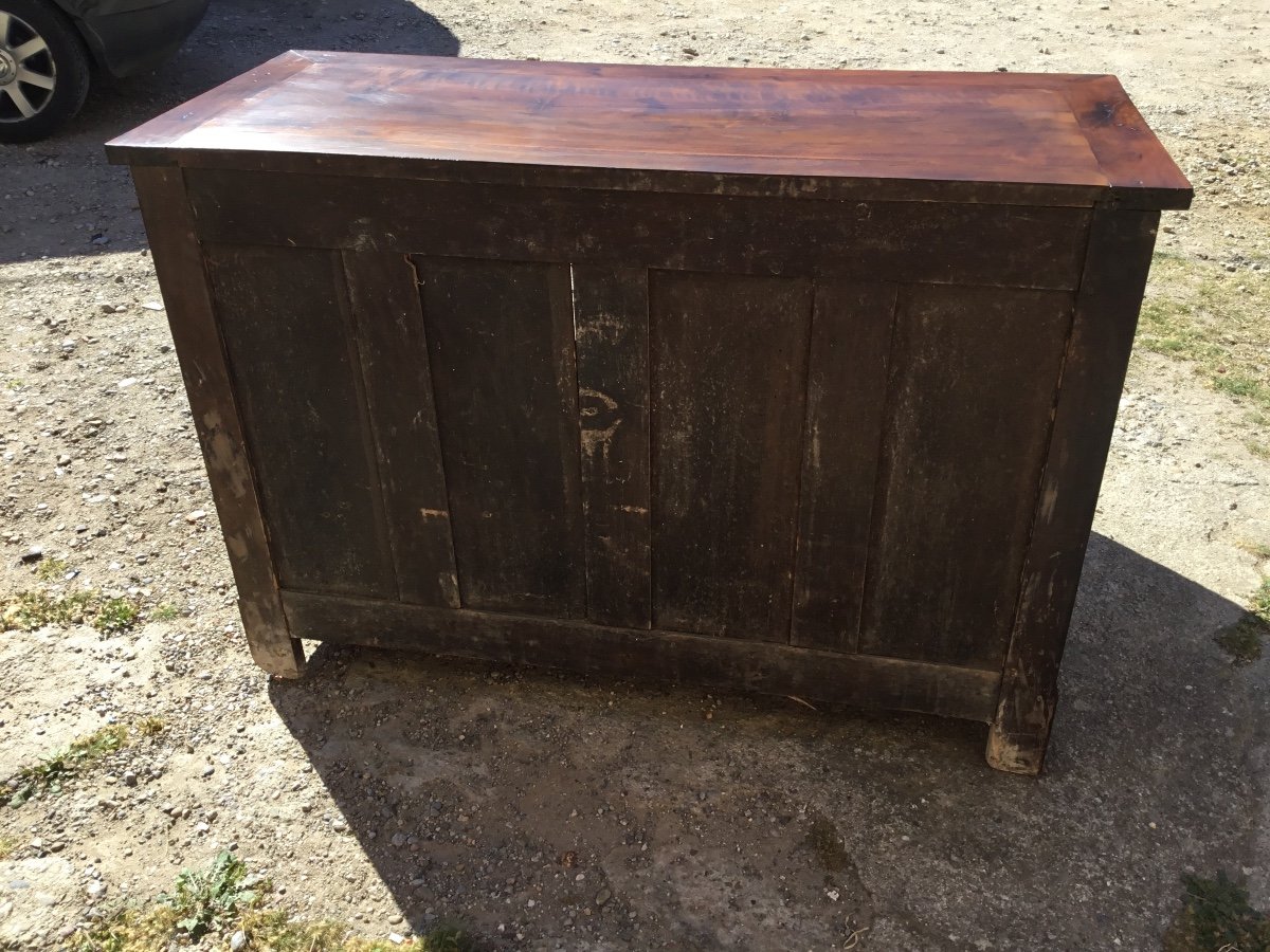 Buffet Two Doors Restoration A Lacrosse In Walnut 19th Century-photo-8