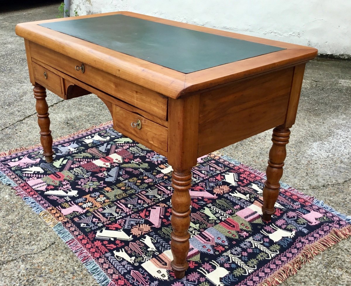 Louis Philippe Desk In Cherry 19th Century-photo-7