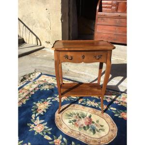 Louis XV Style Between Two Table In Cherry Wood From The 19th Century.