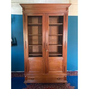 Library,, In Walnut, Period Grille, Napoleon III/19m.