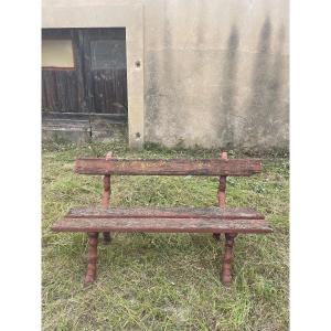 19th Century Cast Iron Garden Bench. 