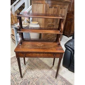 Charles X Writing Desk In Rosewood From The 19th Century 