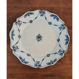 18th Century Delft Earthenware Plate 