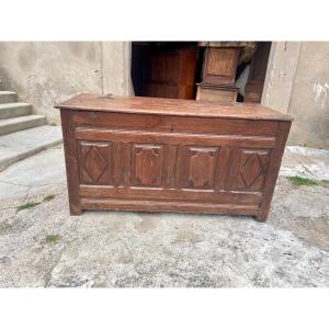 Louis XIII Chest, In Walnut, 17th Century.