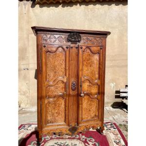 Armoire,,,,, De Mariage, Bressane, Louis XV D’époque XVIIIem Siècle.