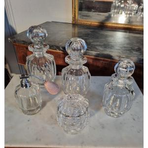 Ensemble De Toilette En Cristal De Baccarat, Malmaison époque XXé