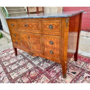 Chest Of Drawers, Louis XV, Louis XVI, Transitional Period, 19th Century.