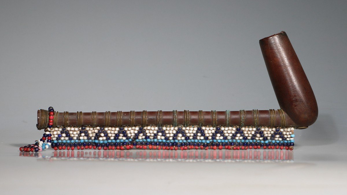 A 19th Century Xhosa Beaded Tobacco Pipe