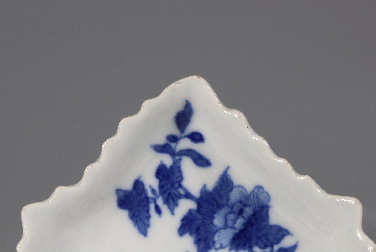 Feuille De Cornichon Chinoise Bleue Et Blanche Du XVIIIe Siècle-photo-4