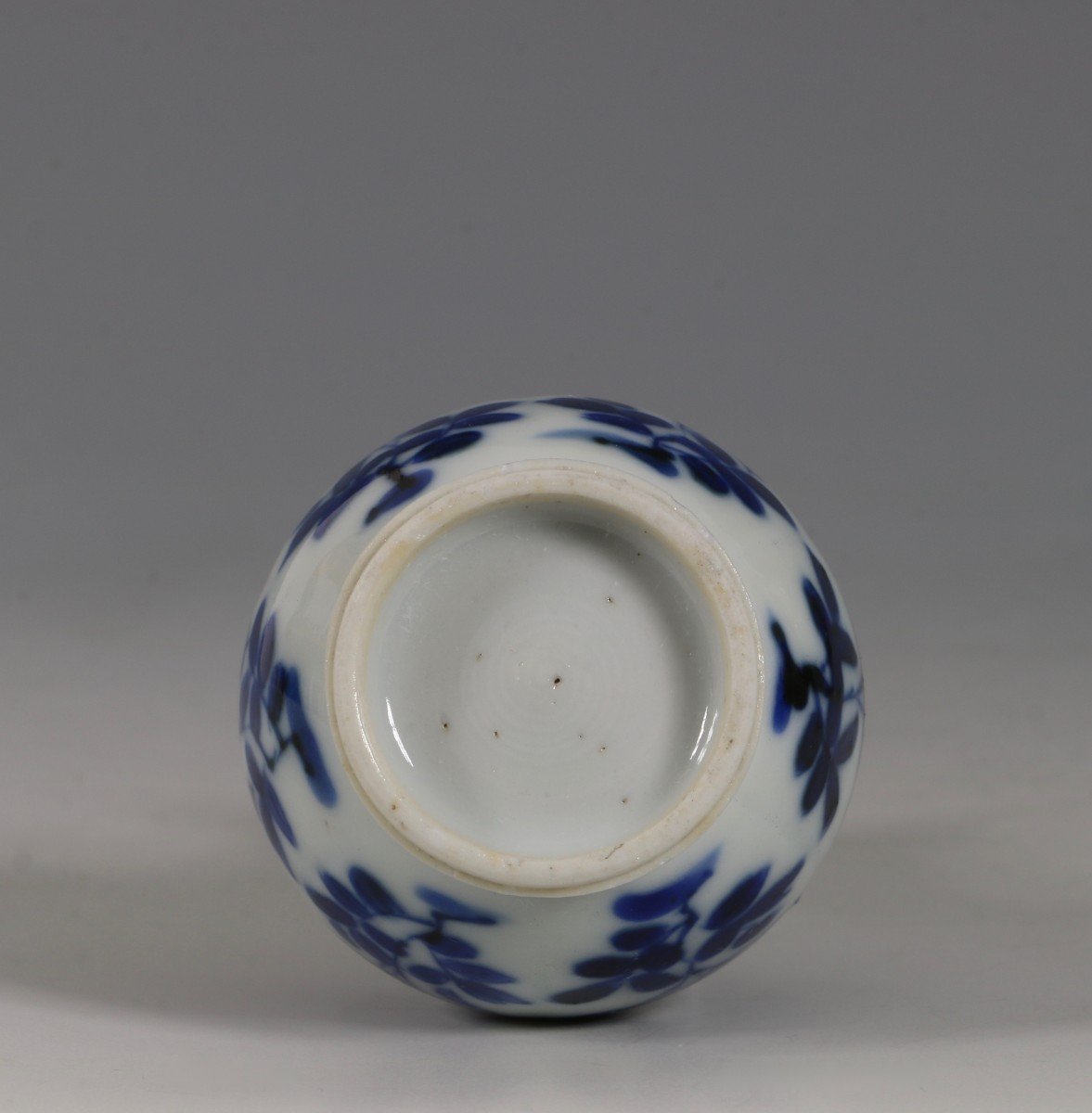 Vase Chinois Bleu Et Blanc Kangxi 17/18 ème Siècle-photo-1