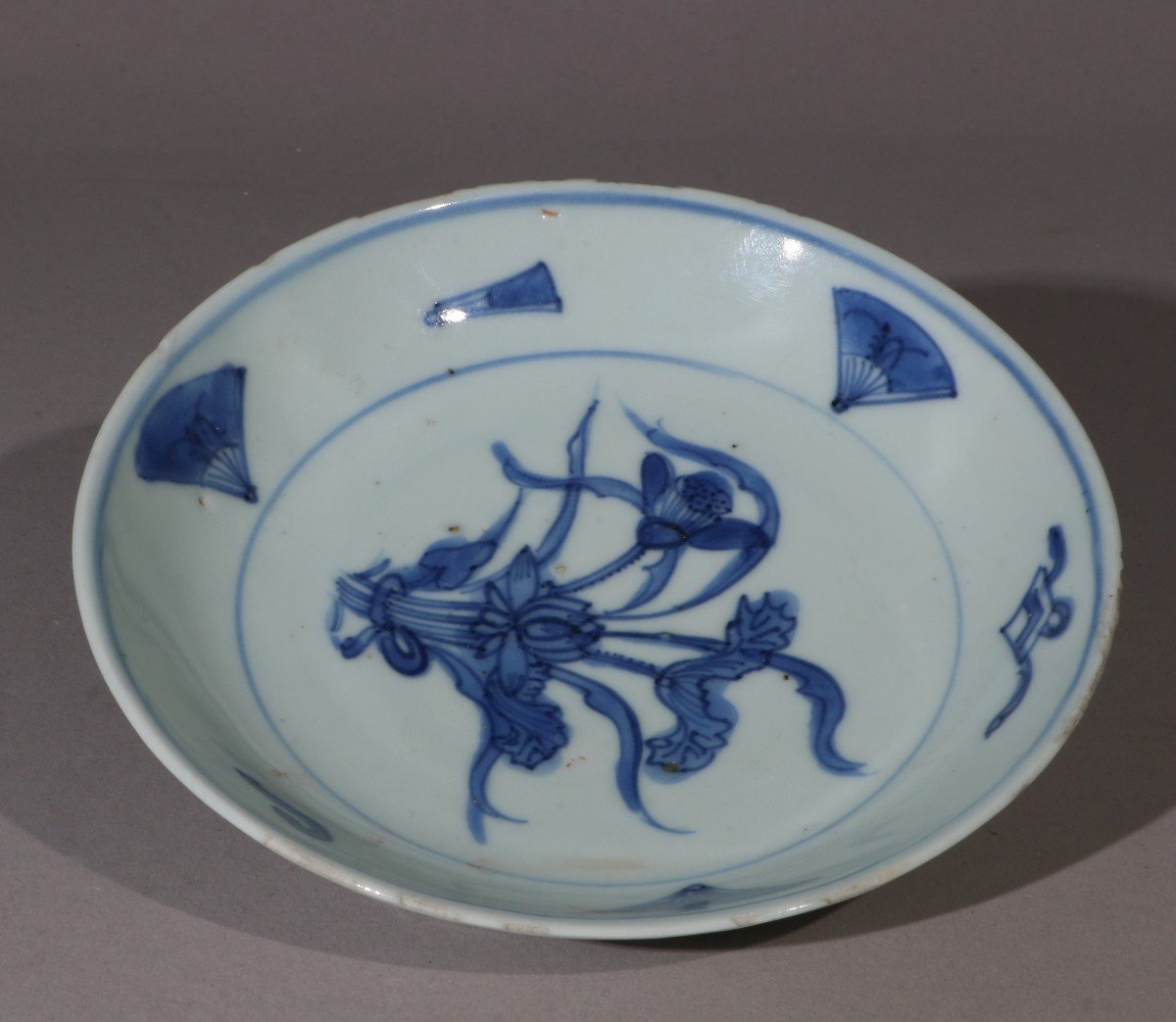 A Blue And White Dish Ko-sometsuke L Ming-photo-4