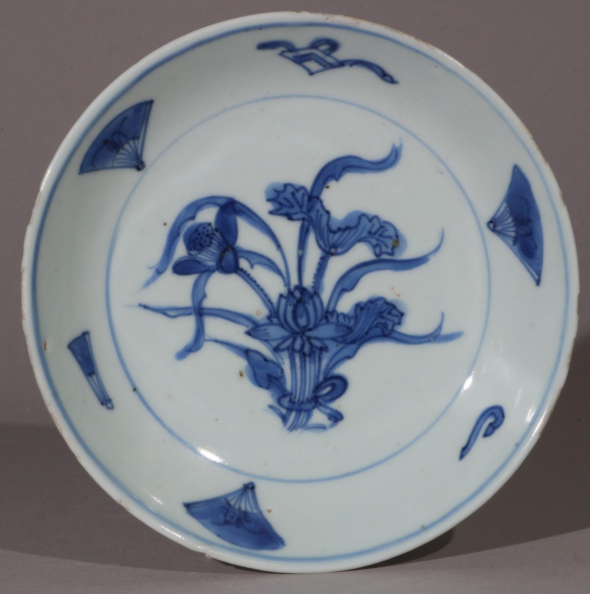 A Blue And White Dish Ko-sometsuke L Ming