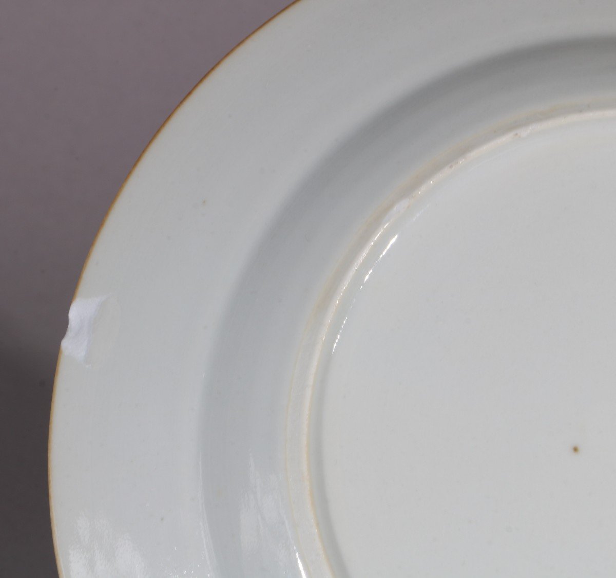  A Rare Export Plate From The American Market Jiaqing 19th Century-photo-4