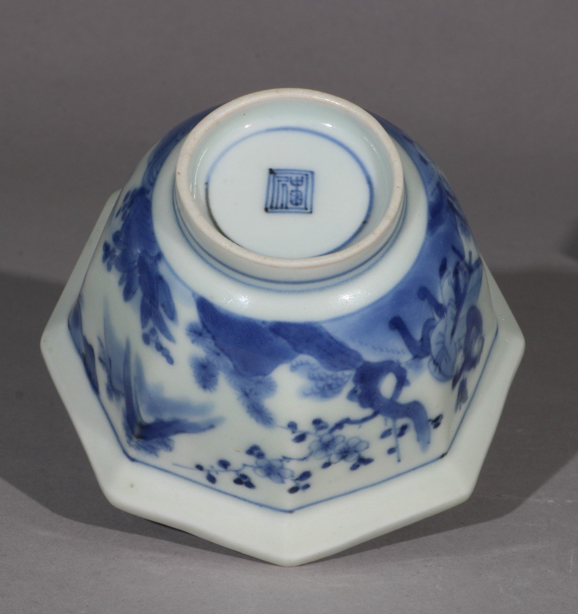  Pair Of Blue And White Bowls Arita Japan 1700-30-photo-5