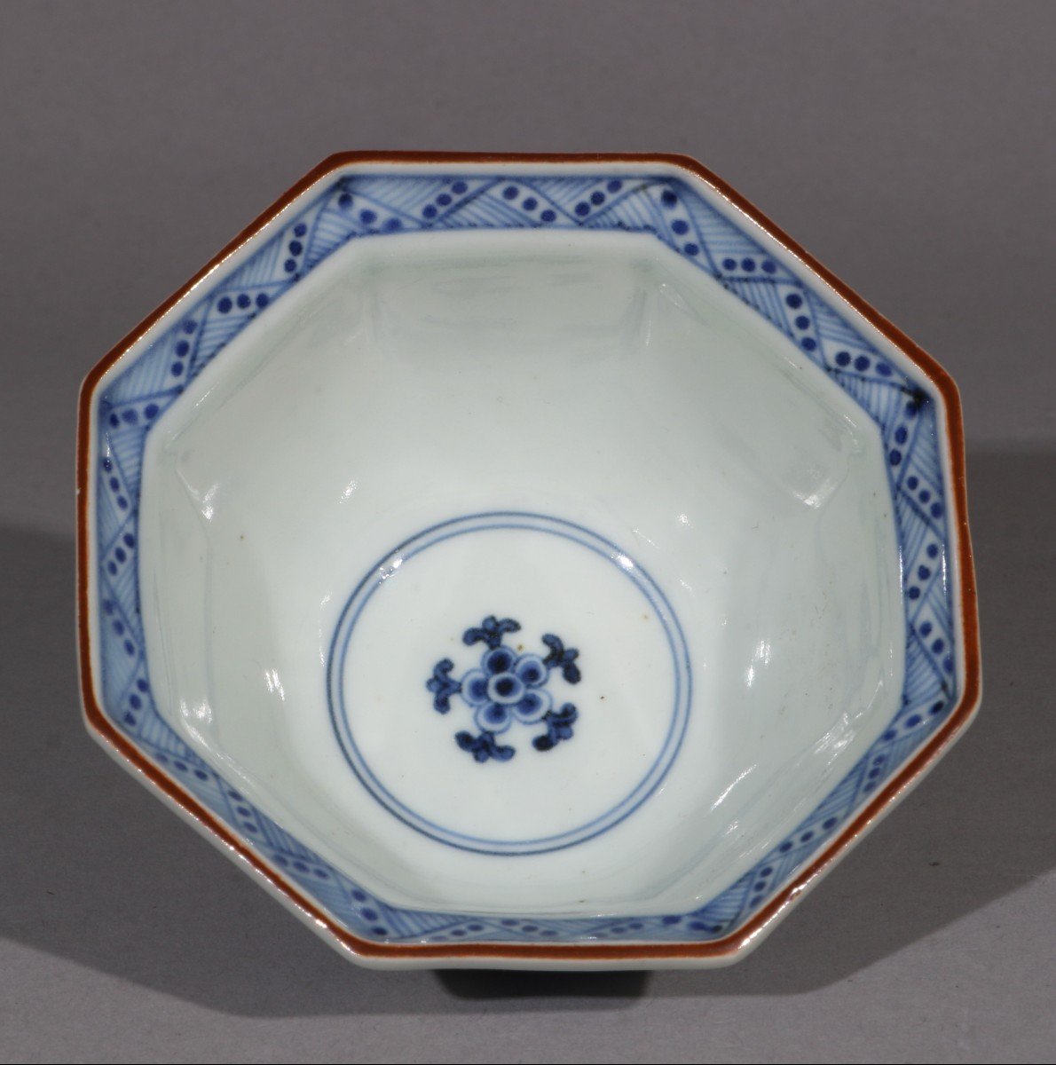  Pair Of Blue And White Bowls Arita Japan 1700-30-photo-6