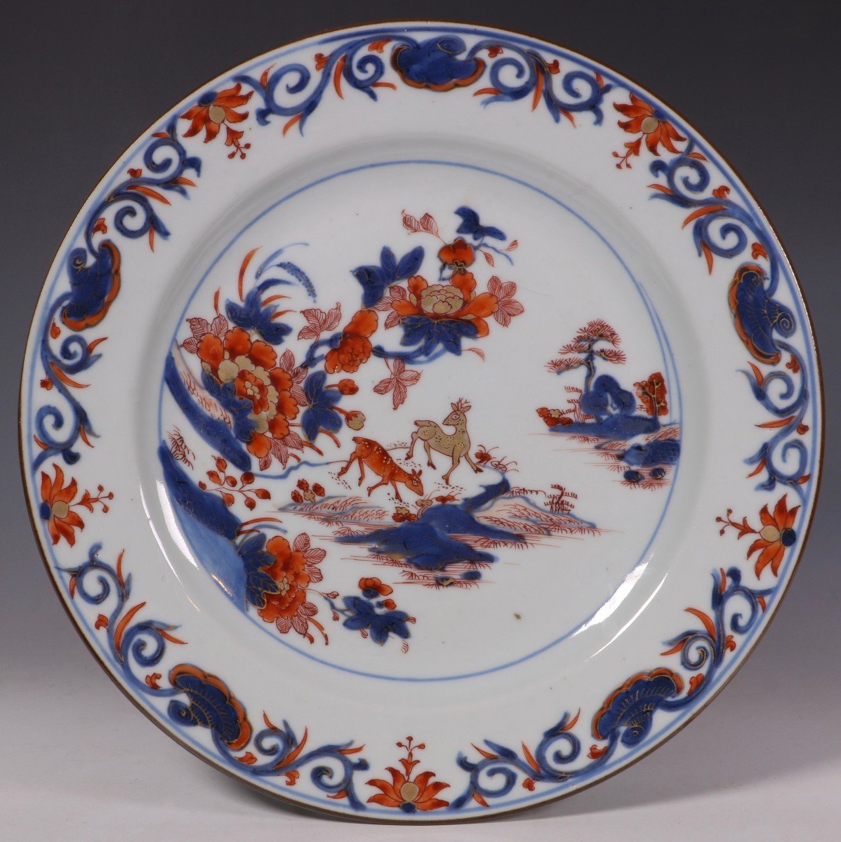 A Set Of Four Chinese Imari Plates C1740-photo-2