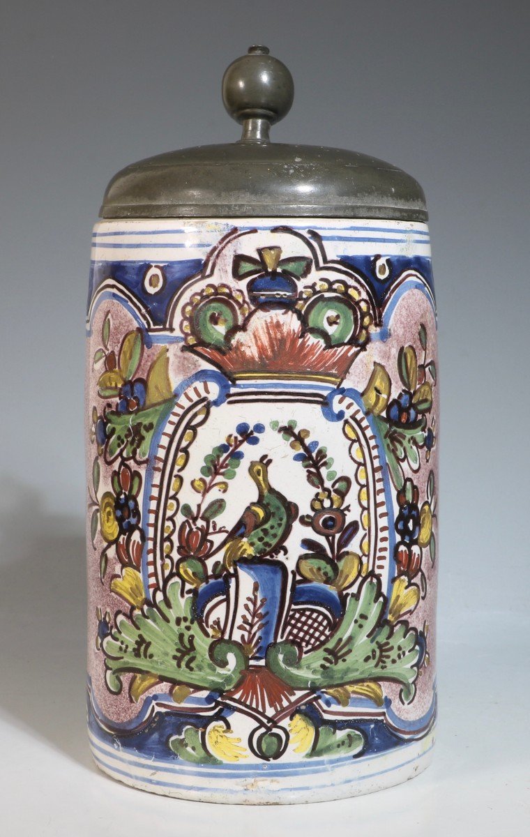  Une Faïence Allemande Stein Berlin C1750-60