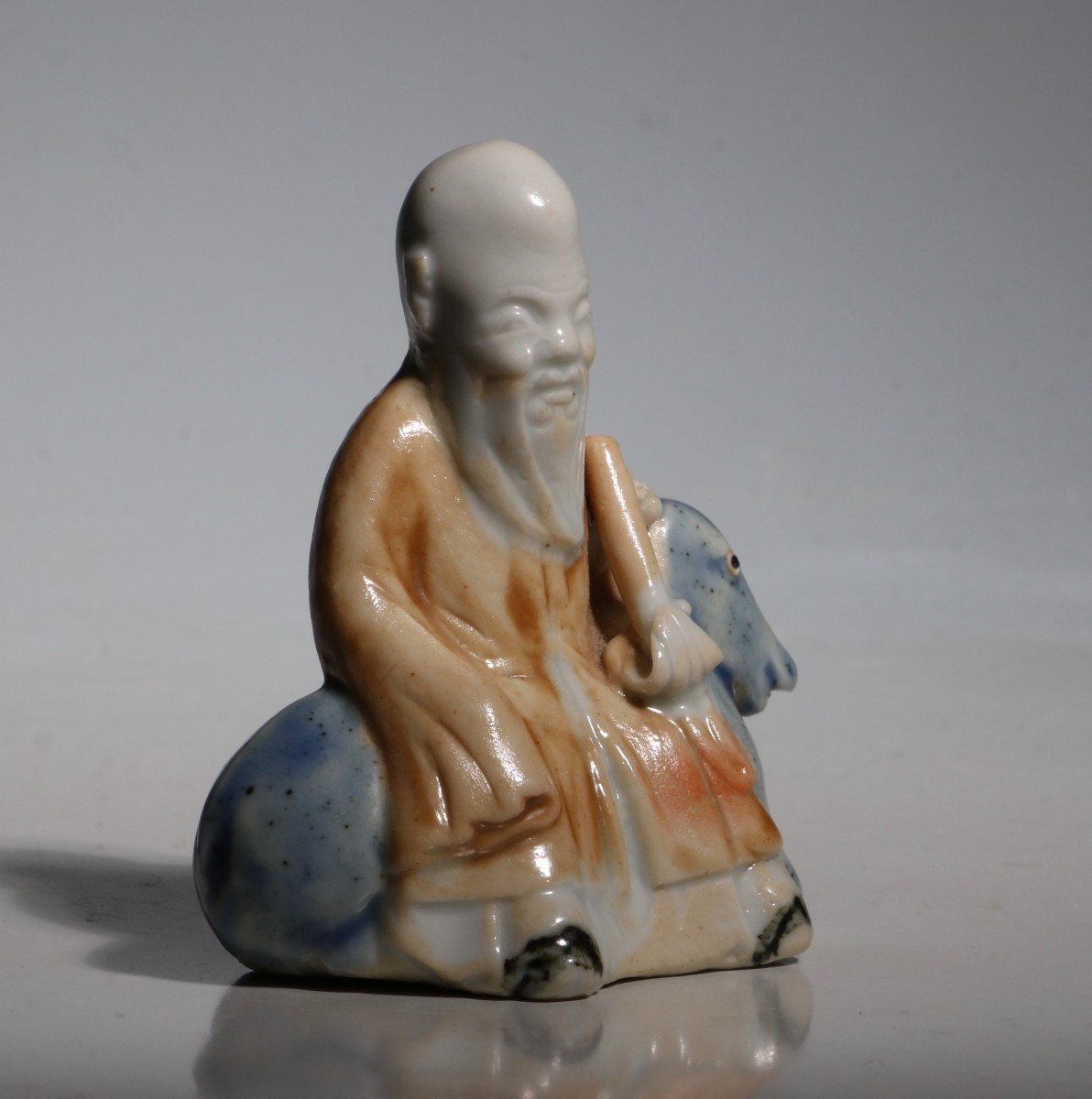 Un Compte-gouttes En Porcelaine Shoulao 18ème-photo-2