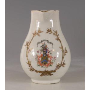 Qianlong Chinese Armorial Cream Pot Circa 1750