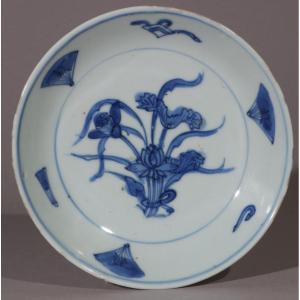 A Blue And White Dish Ko-sometsuke L Ming