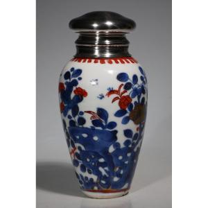 Vase Chinois Imari Monté En Argent,kangxi  XVIIIe Siècle