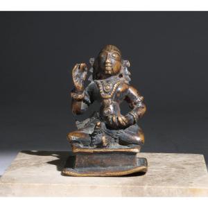 An Indian Hindu Figure Of A Vasnavite Saint 18th/19th Century