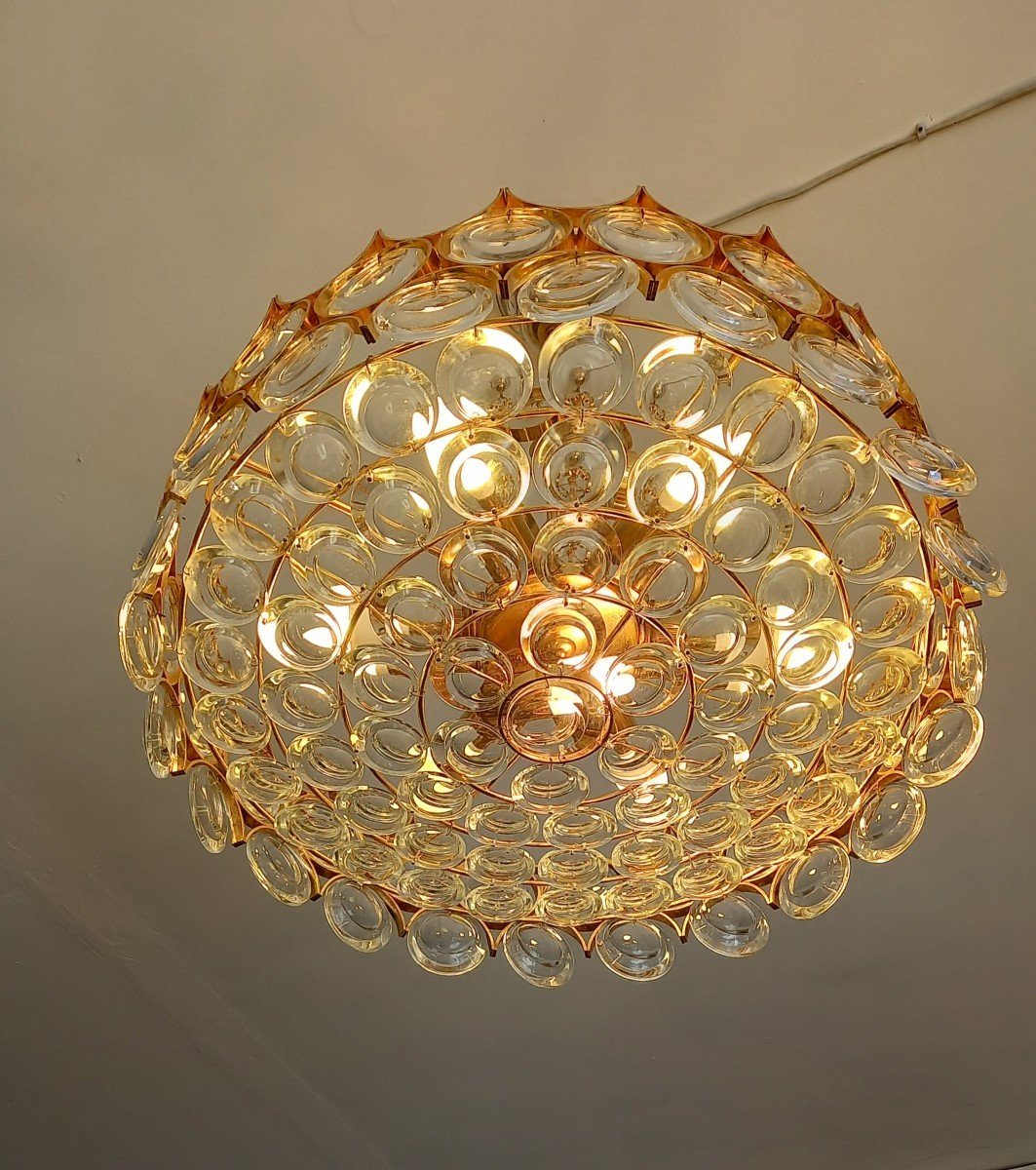 Lustre à Suspension Des Années 1970