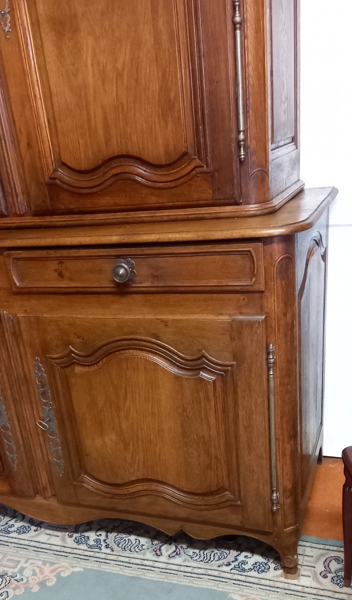 18th Century Oak 4-door Sideboard-photo-3