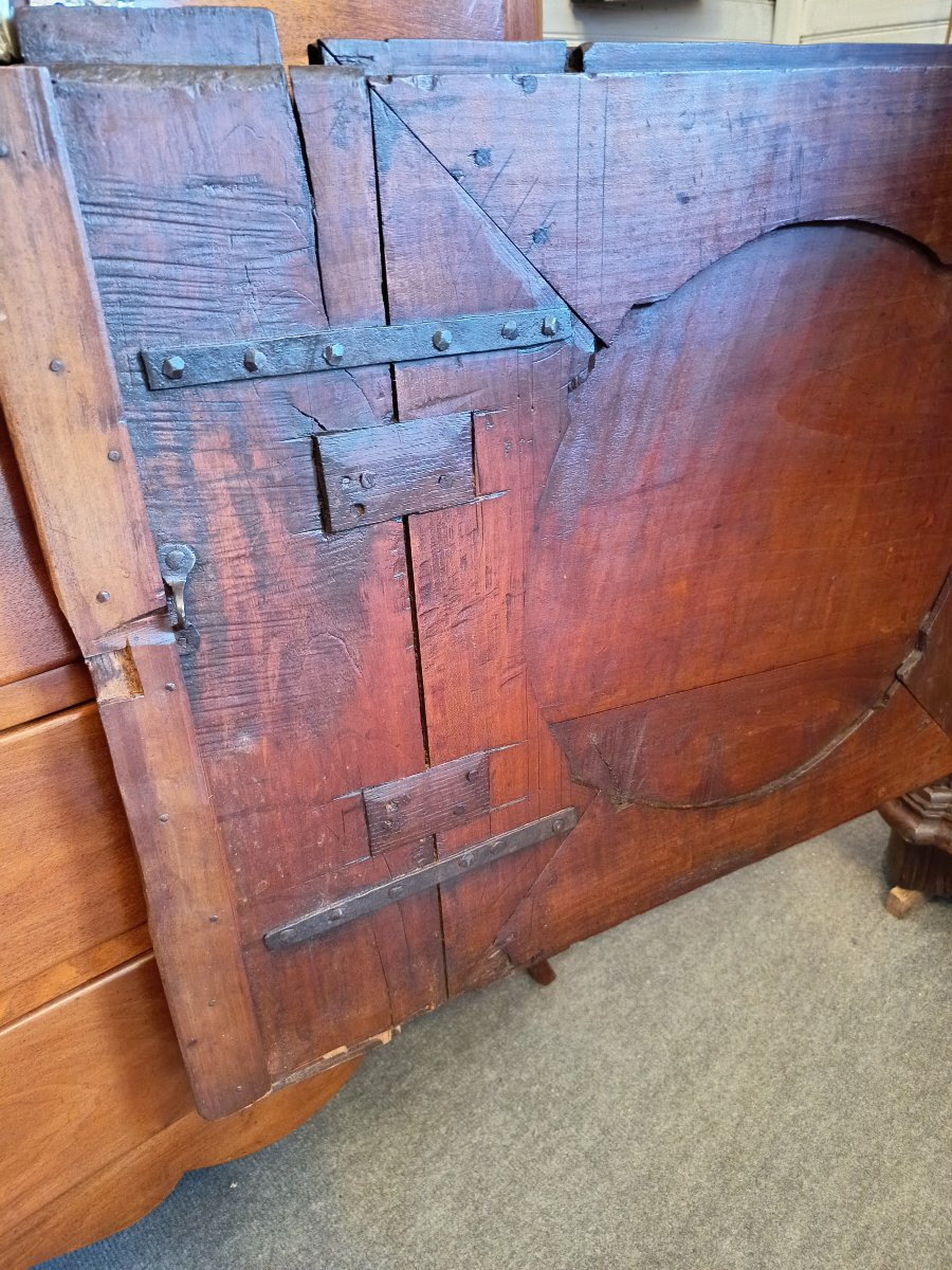 Small Louis XIV Cherrywood Sideboard From The 18th Century-photo-5