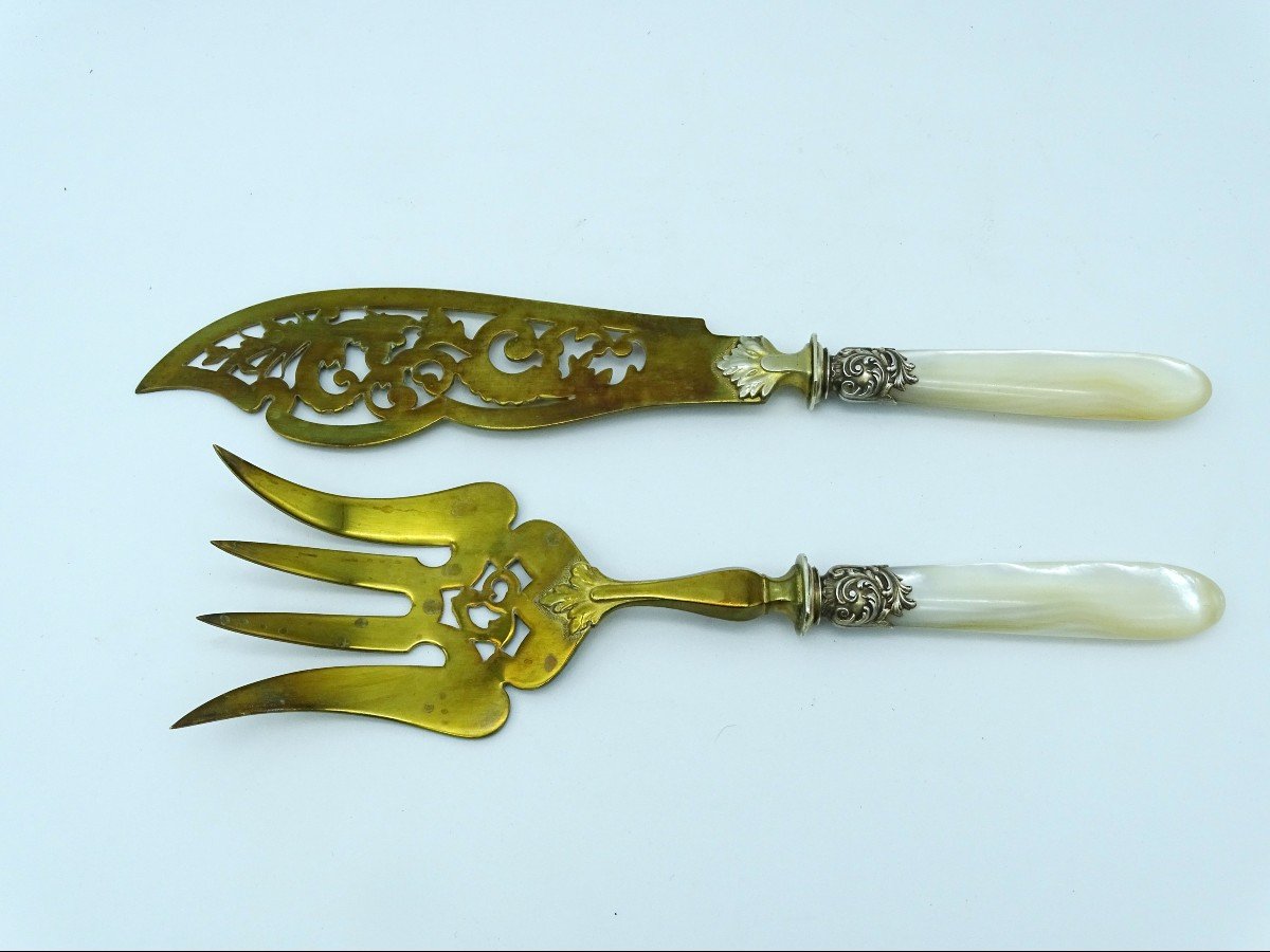 Fish Cutlery Late 19th-photo-3