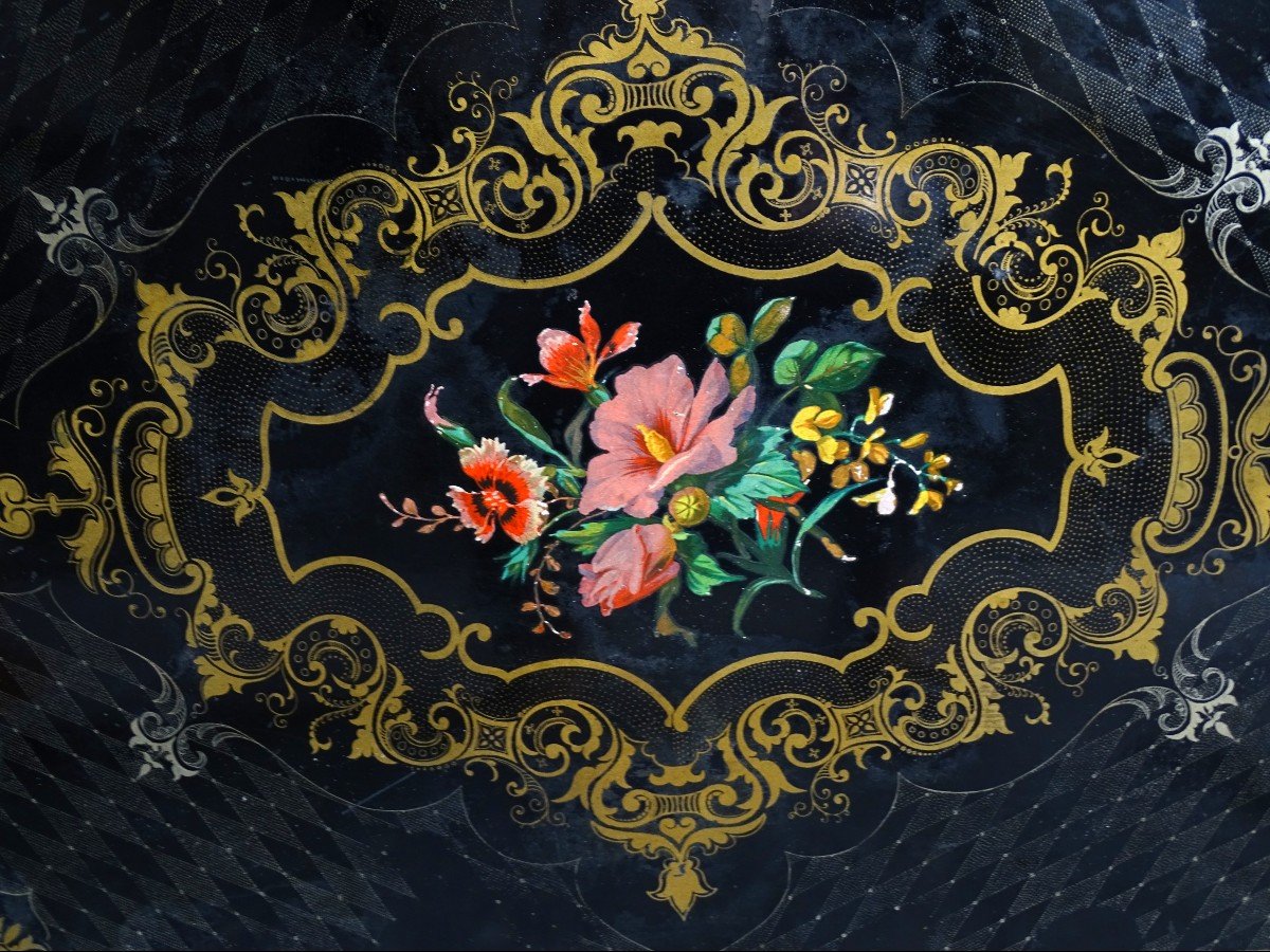 Napoleon III Painted Sheet Tray-photo-2