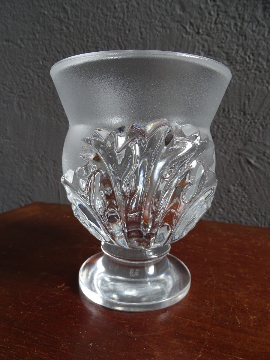 Lalique Vase Saint Cloud Années 50-photo-2