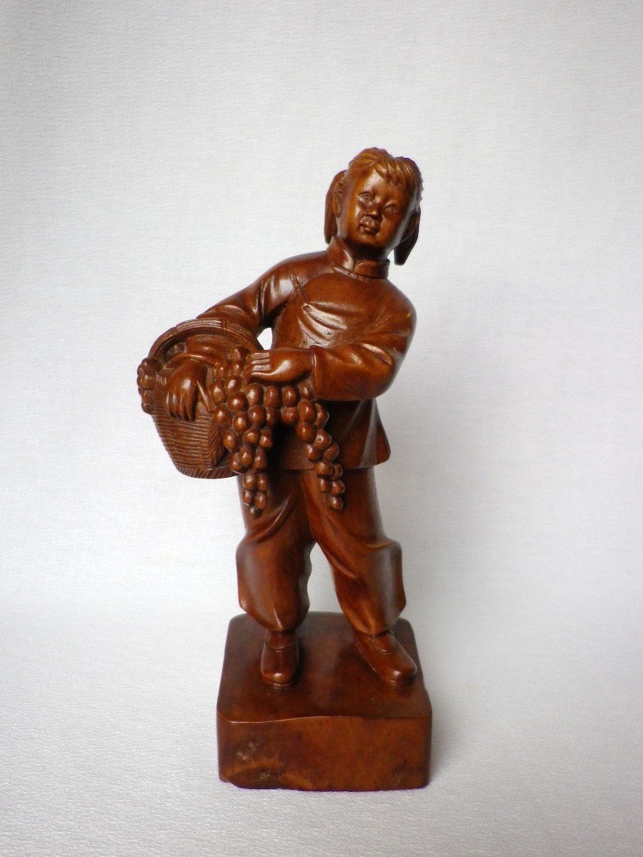 Wooden Statuette Vietnam - Indochina 1950