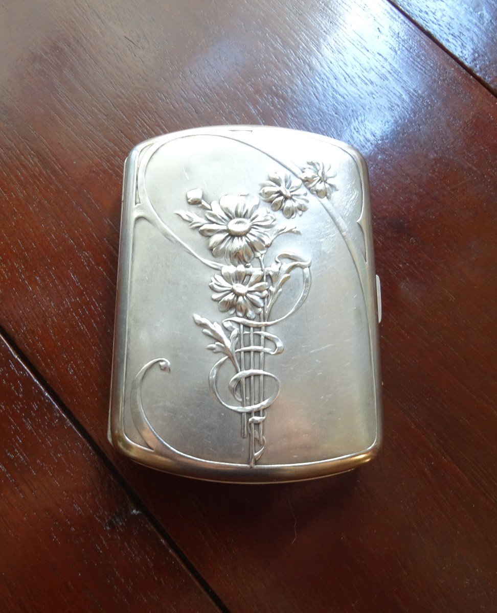 Art Nouveau Silver Cigarette Holder