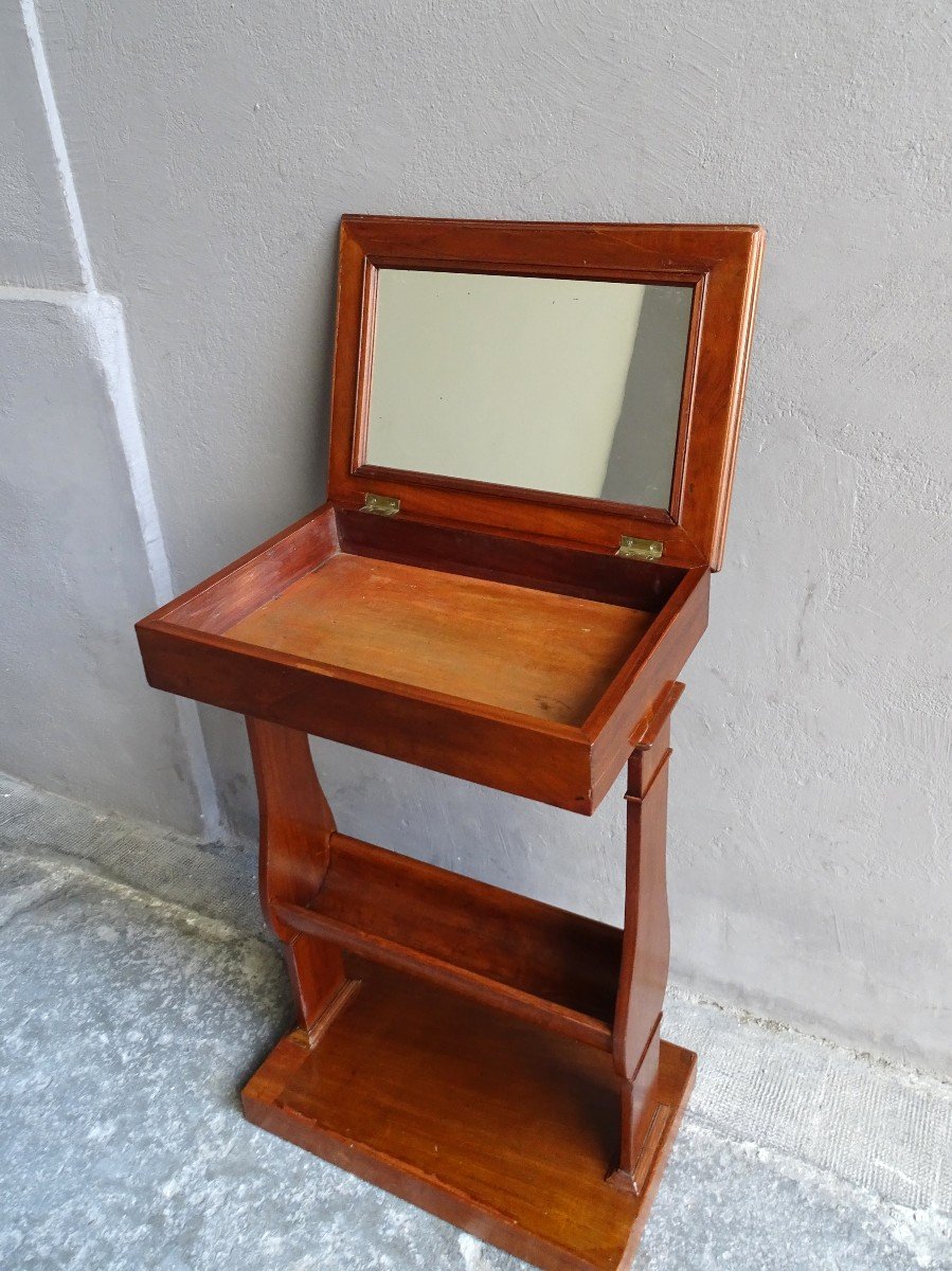 Work/sewing Table In Mahogany 1st Quarter Of The 19th-photo-2