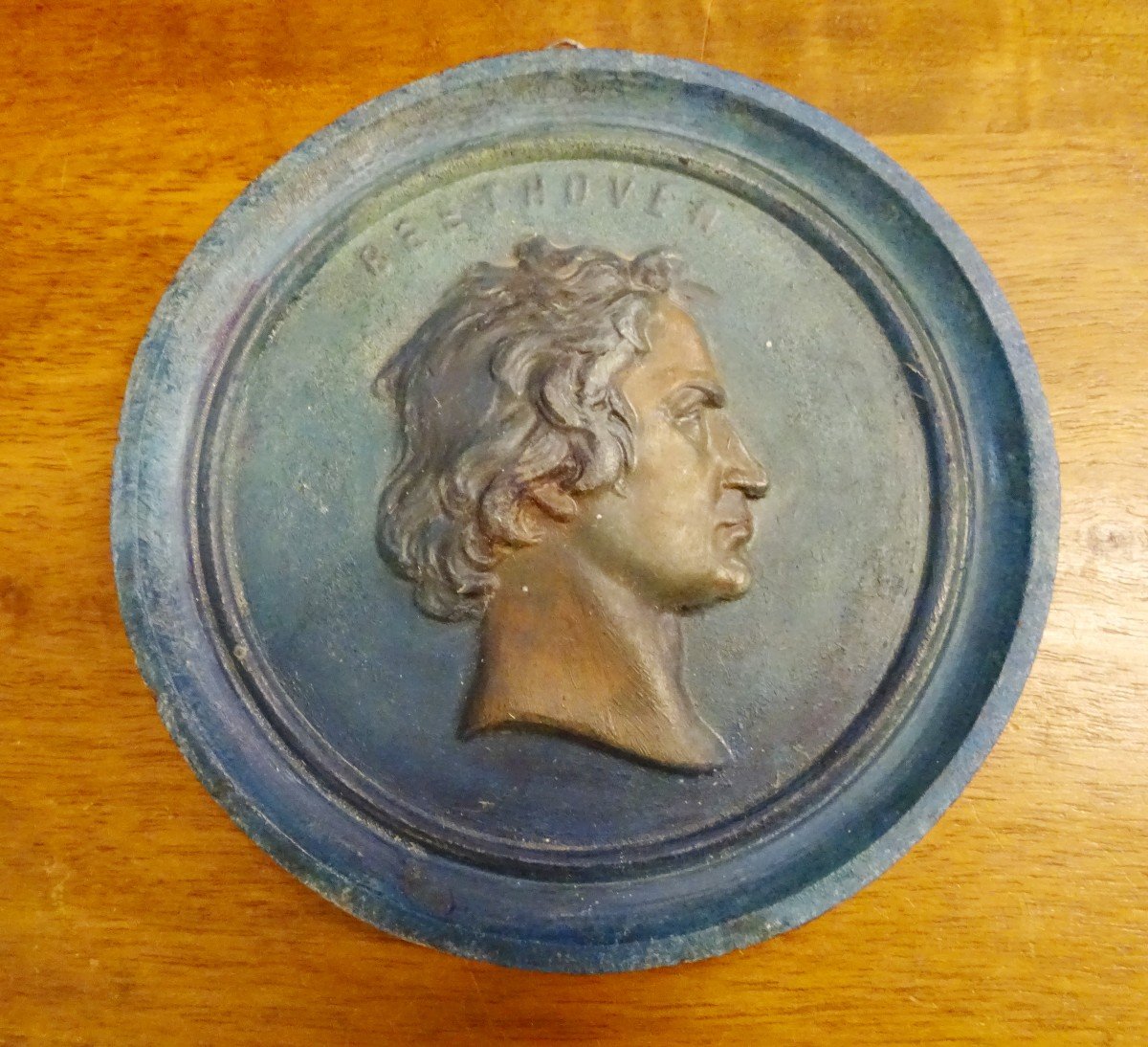 Beethoven Cement Medallion 1900