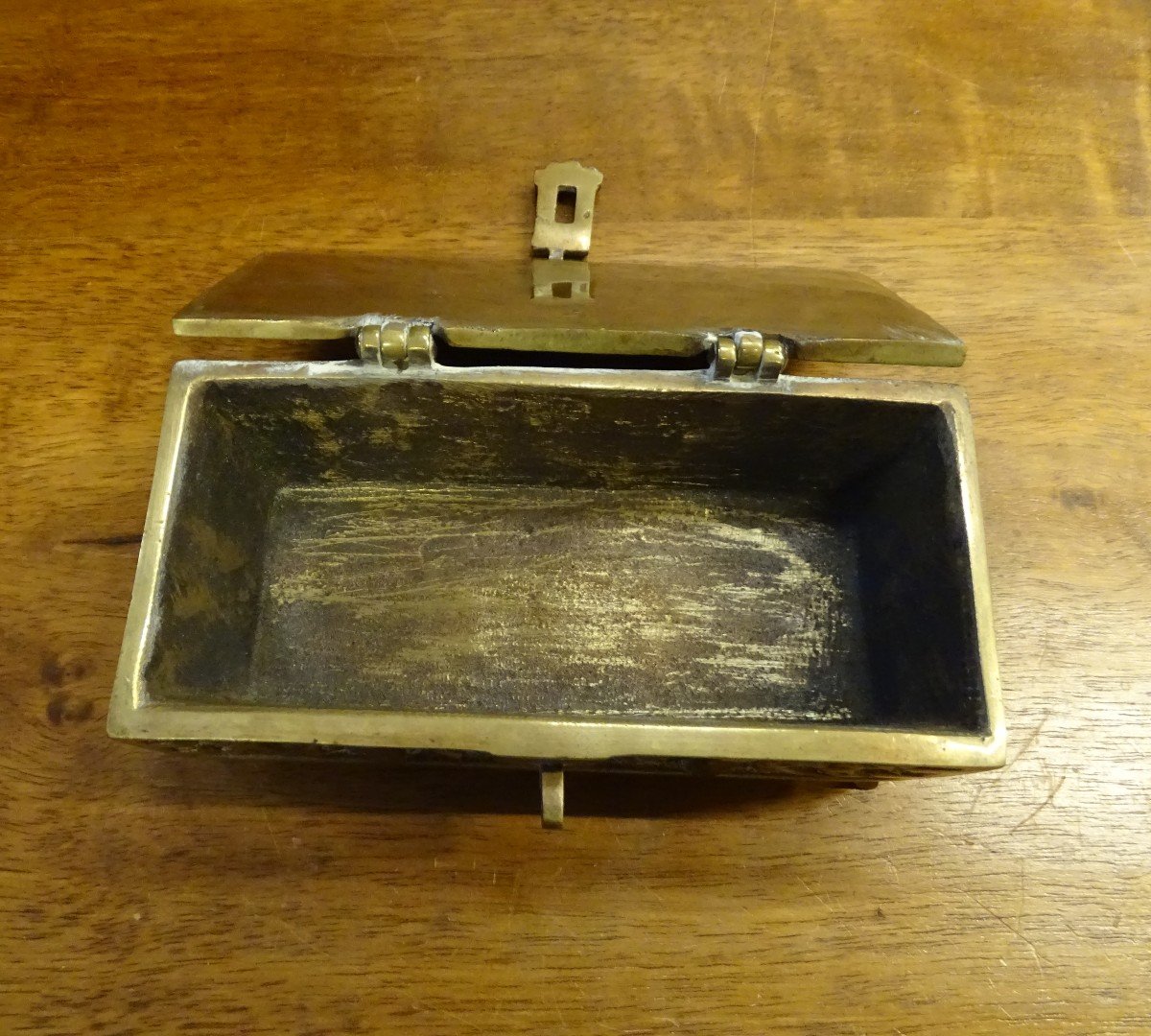 Small Bronze Box Late 19th/1900-photo-2