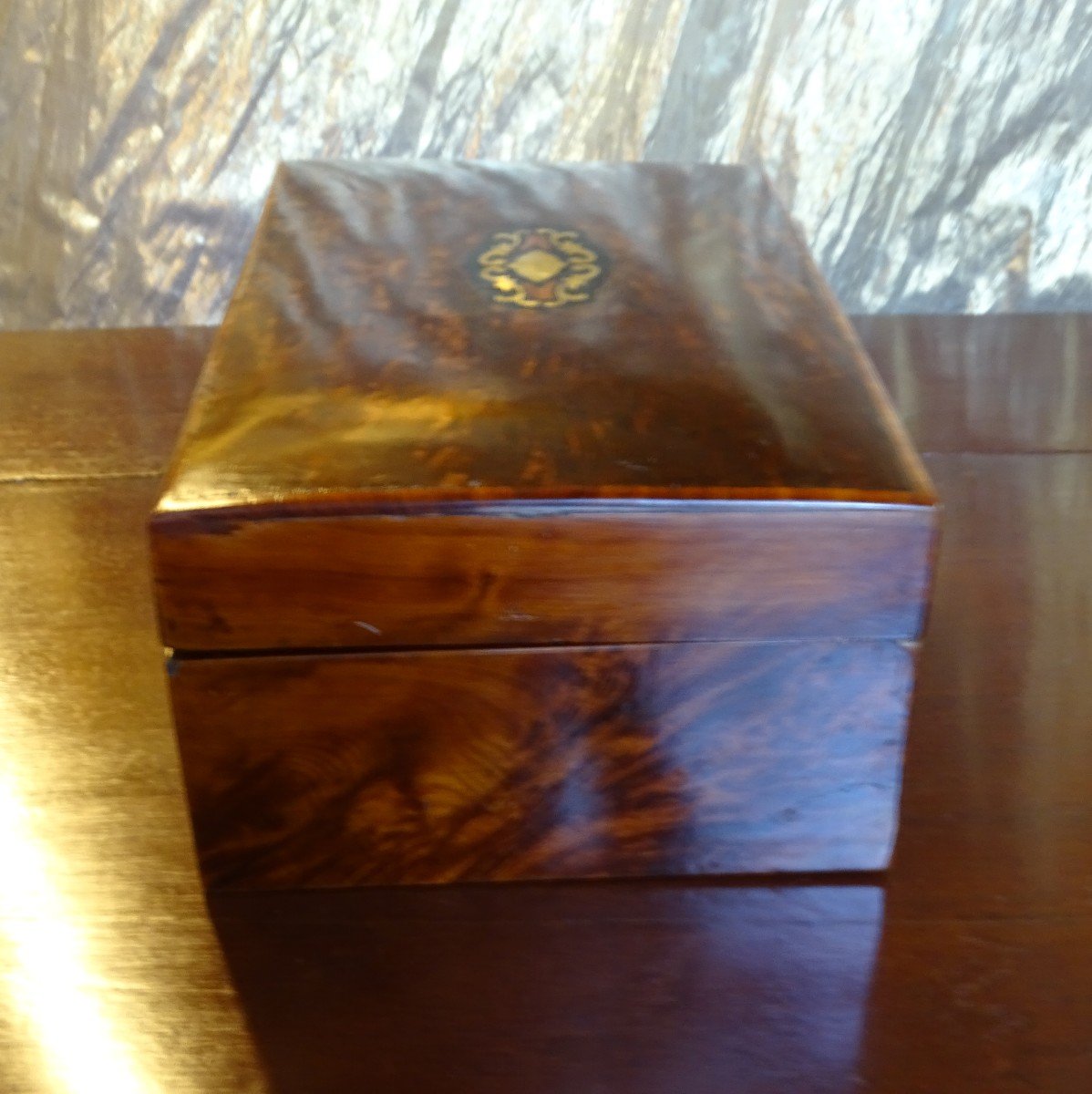 Thuya Burl Box Napoleon III-photo-1