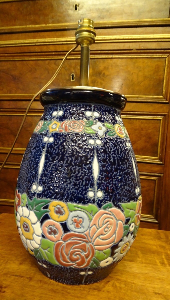 Lampe Amphora Tchécoslovaquie Art Déco-photo-1