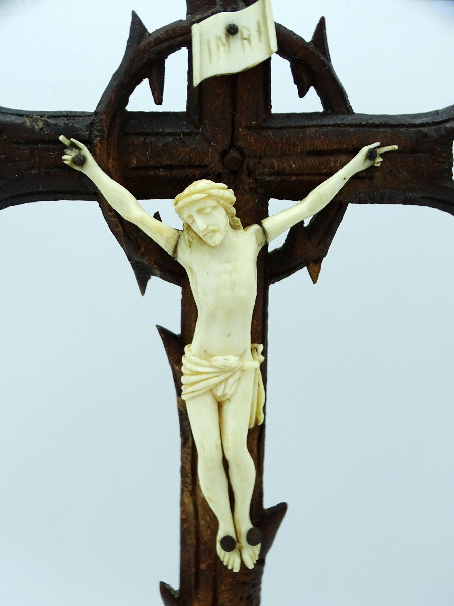 Christ In Ivory  Black Forest 1900