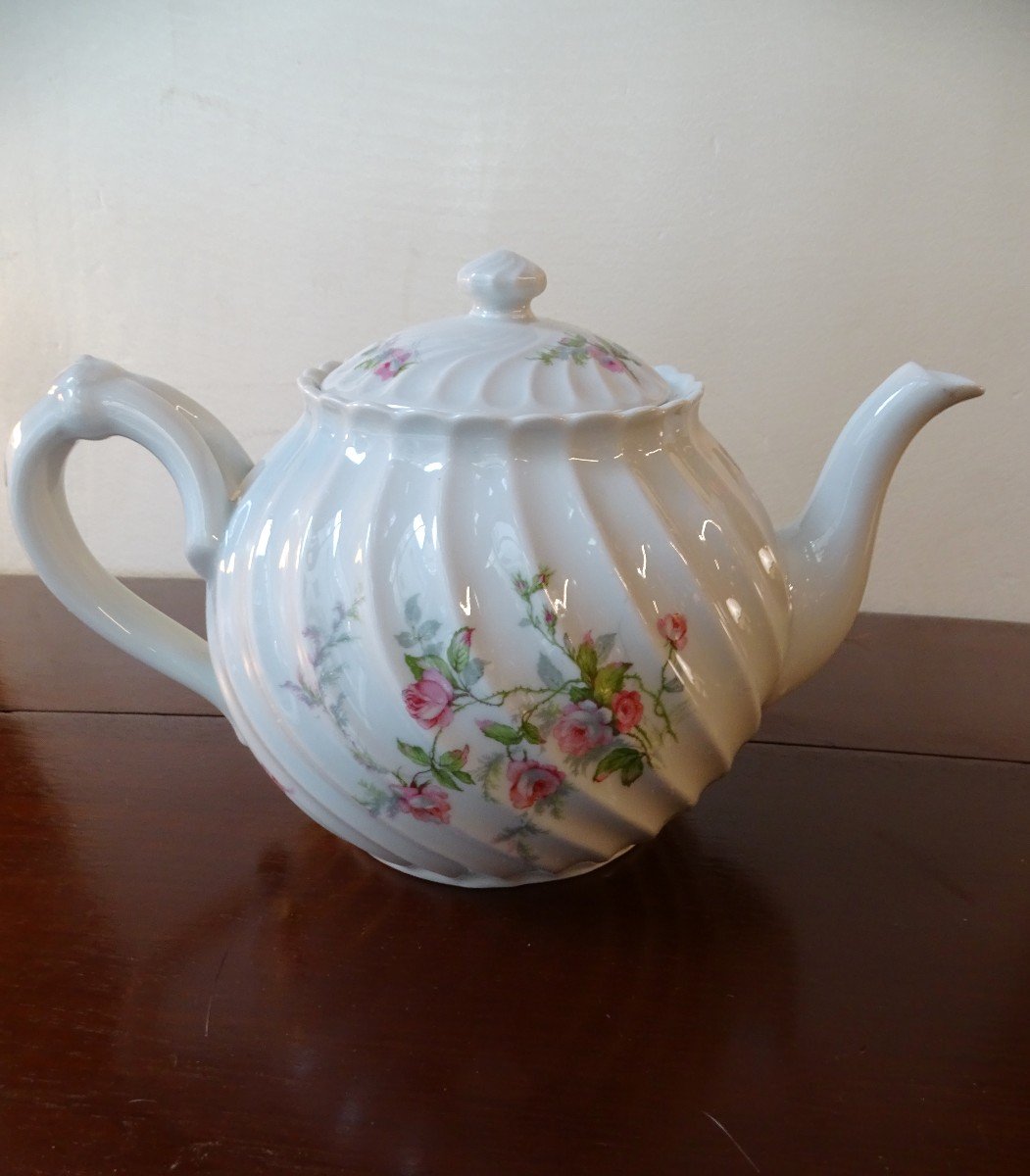 Haviland Limoges Porcelain Teapot 1960s/1970s-photo-2